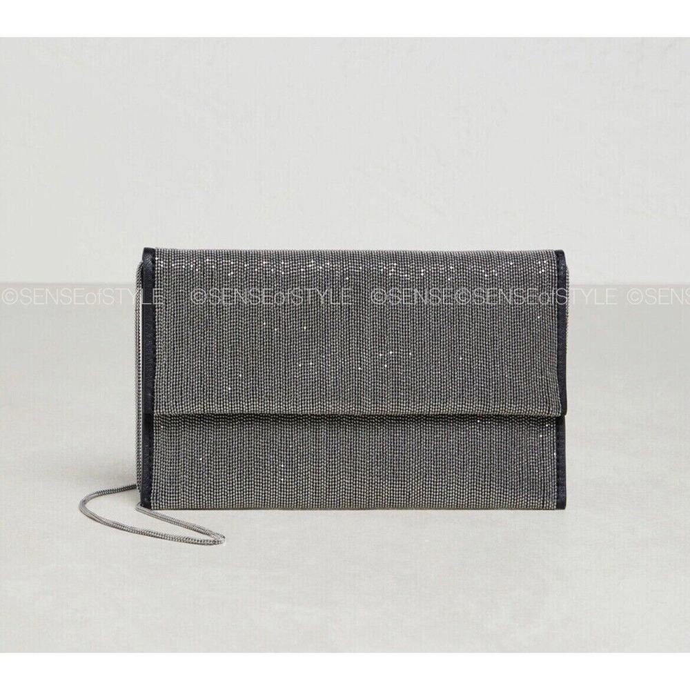 Brunello Cucinelli Bag Shoulder Crossbody Leather Monili Small Mini Evening